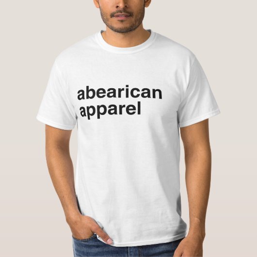 アベアリカン アパレル Tシャツ (正面)