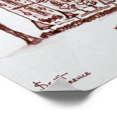 アベイデバロワール |アルゴウレス，フランス ポスター (角)