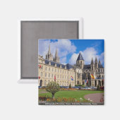 アベイ・オーホームズ、カーン、カルバドス、ノルマンディ、フラン マグネット (正面/裏面)