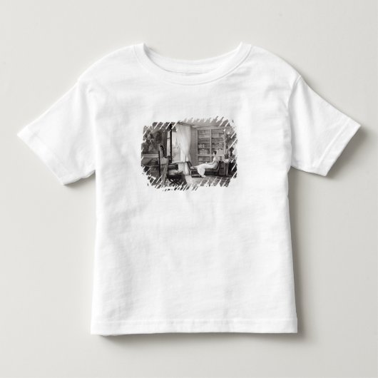 アベイ・オーボワのマダム・レカミエ トドラーTシャツ (正面)