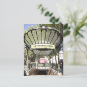 アベセスメトロ、モンマルトル、パリ ポストカード (スタンド正面)