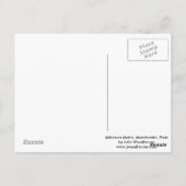 アベセスメトロ、モンマルトル、パリ ポストカード (裏面)