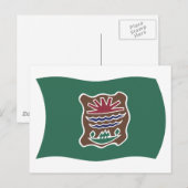 アベナキ族の旗 ポストカード (正面/裏面)