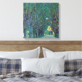 アベニューインシュロスカマーパークバイグスタフクリムト キャンバスプリント (インサイチュ (寝室))