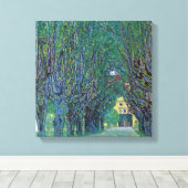 アベニューインシュロスカマーパークバイグスタフクリムト キャンバスプリント (インサイチュ (ウッドフロア))