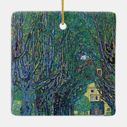 アベニューインシュロスカマーパークバイグスタフクリムト セラミックオーナメント (裏面)