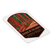 アベニューオブザジャイアンツレッドウッド州パーク マグネット (右側)