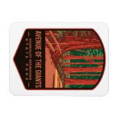 アベニューオブザジャイアンツレッドウッド州パーク マグネット (横)