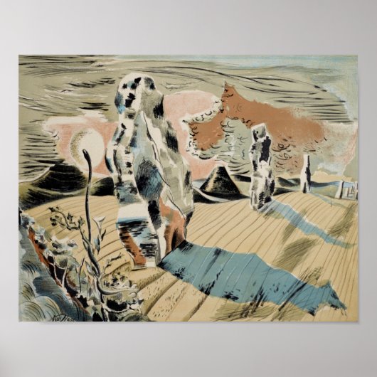 アベバリー(1937) by Paul Nash ポスター (正面)