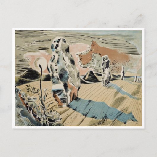 アベバリー(1937) by Paul Nash ポストカード (正面)