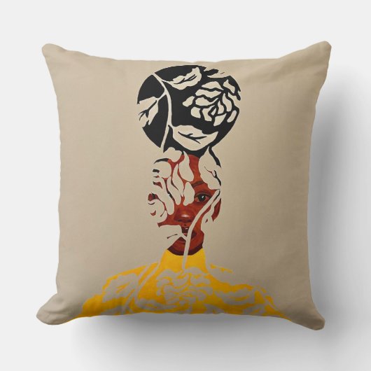 アベバ枕 クッション (正面)