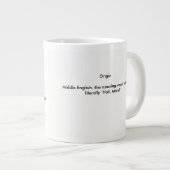 アベマリアの定義 ジャンボコーヒーマグカップ (正面右)