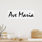 アベマリア ポスター (キッチン)