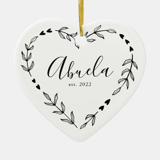 アベラ年間のテスト。クリスマスセラミックオーナメント セラミックオーナメント (正面)