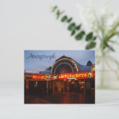 アベリストウィス桟橋 ポストカード (スタンド正面)