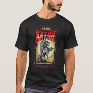 アベルゴ先住民アメリカインディアン生まれオフの精神 Tシャツ