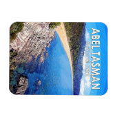 アベルタスマン国立公園ニュージーランドヴィンテージ マグネット (横)