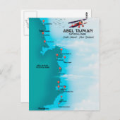 アベルタスマン国立公園 ポストカード (正面/裏面)