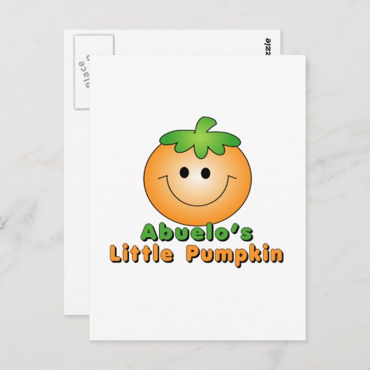 アベロの小さなカボチャアブエロ ポストカード (正面/裏面)