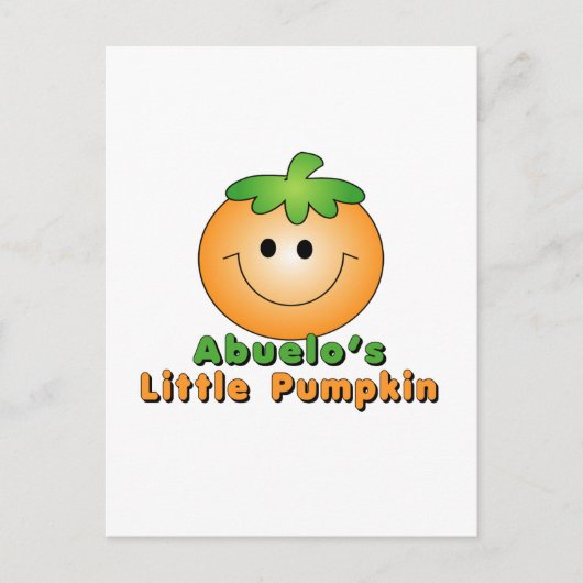 アベロの小さなカボチャアブエロ ポストカード (正面)