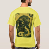 アベンジャーズ対ワーウルフ・フューリー。 Tシャツ (裏面)