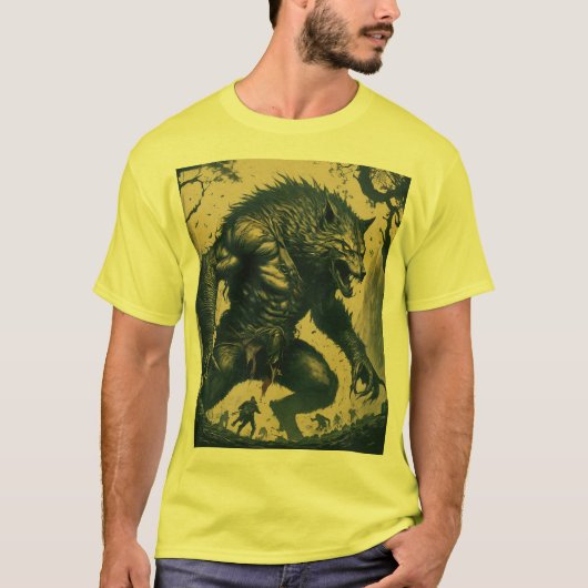 アベンジャーズ対ワーウルフ・フューリー。 Tシャツ (正面)