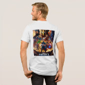 アベンジャーズ:地球の運命の戦い トライブレンドTシャツ (フル背面)