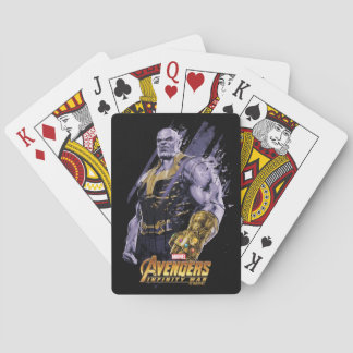 アベンジャー:インフィニティ戦争 | Thanos Shattered Graphic トランプ