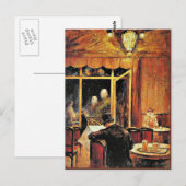 アベンド・イム・カフェ・バウアーバイ・レッサー・ルーリー ポストカード (正面/裏面)