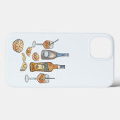 アペイタリアンロルSpritz水彩画iPhoneケースipad Case-Mate iPhoneケース (裏面 (横))