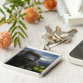 アペス素晴らしゴリラプリメイトワイルドライフキーチェーン キーホルダー (側面)