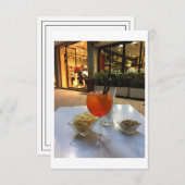 アペリティフ招待状 出欠カード (正面/裏面)