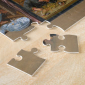 アペレス絵画ズカンパスバイウィレム・ヴァン・ヘクト ジグソーパズル (側面)