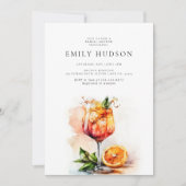 アペロエレガントルスピリッツブライダルシャワー招待 招待状 (正面)