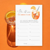 アペロカクテル – 新婦は何歳の時にゲームをしていた