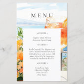 アペロスピリッツアマルフィイタリアブライダルシャワーメニュー (正面)