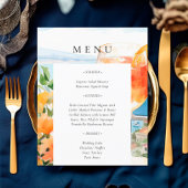 アペロスピリッツアマルフィイタリアブライダルシャワーメニュー