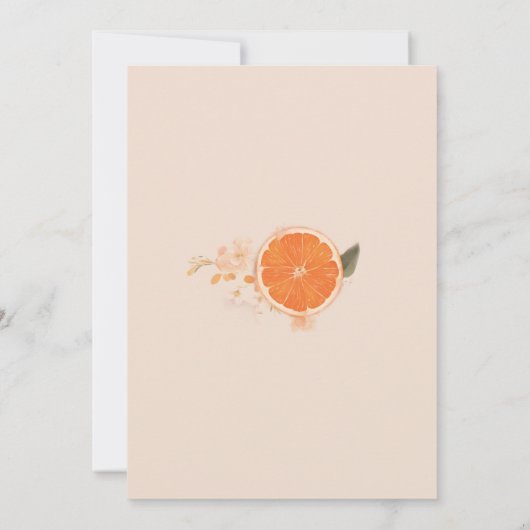 アペロスピリッツオレンジカクテルアモアブライダルシャワー 招待状 (裏面)