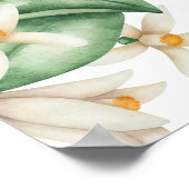 アペロスピリッツオレンジブライダルシャワーウェルカムサイン ポスター (角)