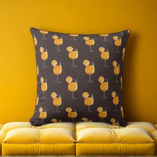 アペロスピリッツカクテルイラストレーション装飾用クッション クッション
