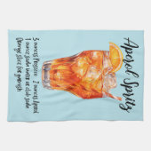 アペロスピリッツカクテルレシピ キッチンタオル (横)