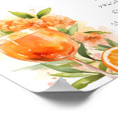 アペロスピリッツサインシグネチャードリンクブライダルシャワー ポスター (角)