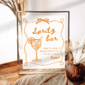 アペロスピリッツバーサインスピリッツプリント ポスター