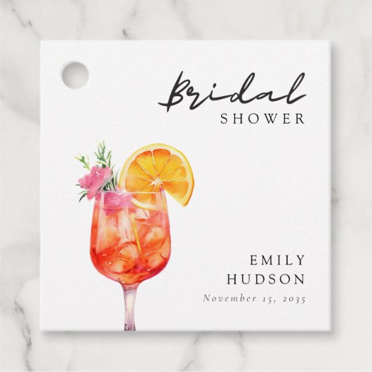 アペロスピリッツフローラブライダルシャワー フェイバータグ (正面)