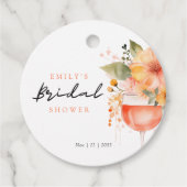 アペロスピリッツフローラブライダルシャワー フェイバータグ (正面)