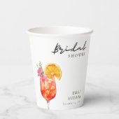 アペロスピリッツフローラブライダルシャワー 紙コップ (裏面)