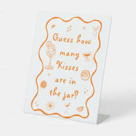 アペロスピリッツブライダルシャワー数を推測 台座サイン