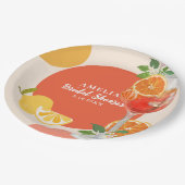 アペロスピリッツラブアットファーストスピリッツブライダルシャワー ペーパープレート (アングル)