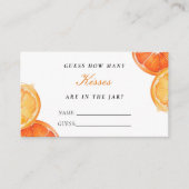 アペロスピリッツ何人のキスブライダルシャワー エンクロージャーカード (正面)