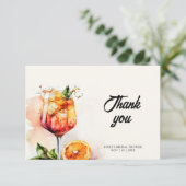 アペロスピリッツ水カラーブライダルシャワー サンキューカード (スタンド正面)